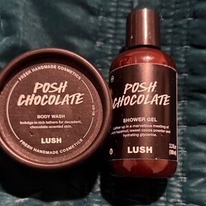 Lush Posh Chocolate Body Wash and Shower Gel - Dark Brown